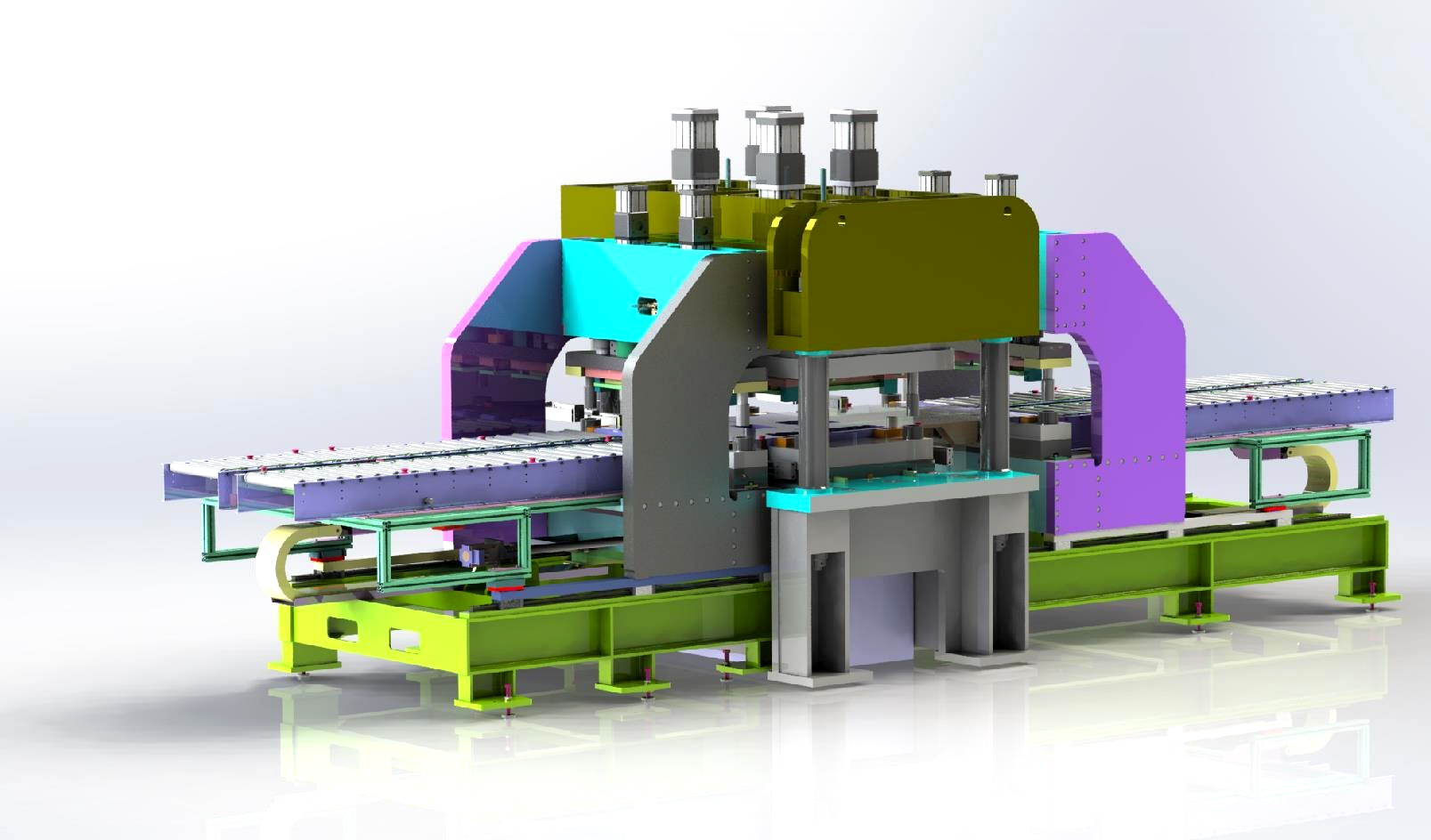 200-ton Servo Press Frame project image 1
